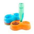 Tigela Dupla Água e Ração - Duplo Automático Para Cães Gatos