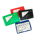 Dominó Profissional De Osso Estojo Com 28 Peças Dominó Luxo