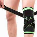 Joelheira de Compressão Faixa Dupla -  Ajustavel Compressao Para Jogadores Futsal Tennis