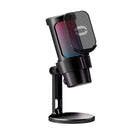 Microfone Gamer Condensador RGB - De Mesa Profissional Podcast Alta Sensibilidade Rbg USB