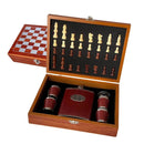 Kit Jogo de Xadrez e Porta Bebidas Cantil