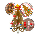 Enfeite de Mesa Natalino Mini Árvore de Natal em Madeira