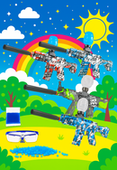 Arminha de Bolinhas de Gel - Recarregável com Óculos de Proteção