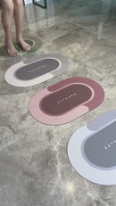 Tapete Mágico Banheiro Absorvente Antiderrapante