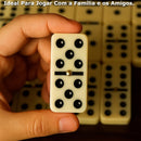 Dominó Profissional De Osso Estojo Com 28 Peças Dominó Luxo