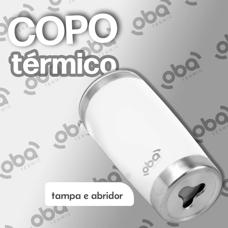 Copo Térmico com Tampa e Abridor 591ml