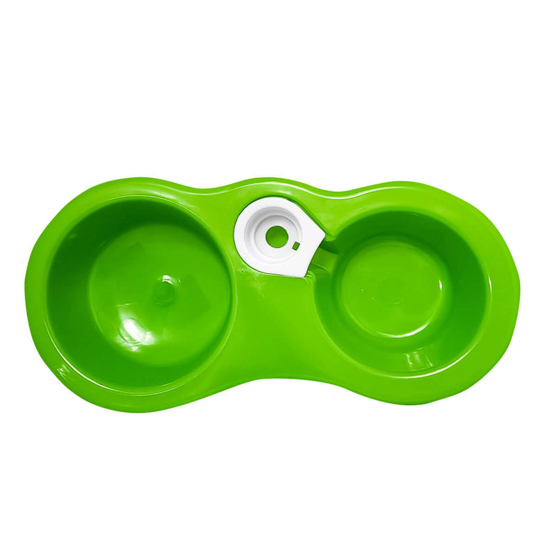 Tigela Dupla Água e Ração - Duplo Automático Para Cães Gatos