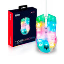 Mouse Gamer LED [Transparente] - Para Windows e MAC RGB Alta Durabilidade