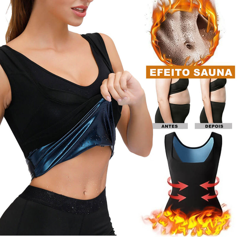 Colete Queima Gordura - Regata Queima Gorduras Seca Barriga