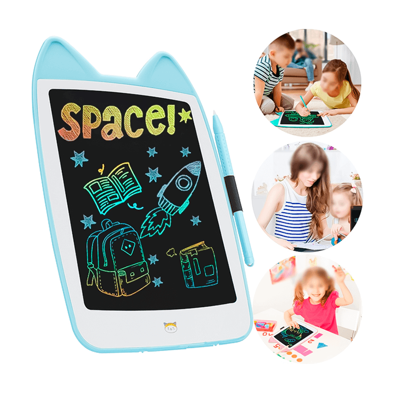 Lousa Mágica Gatinho 10 Polegadas [Azul]