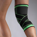 Joelheira de Compressão Faixa Dupla -  Ajustavel Compressao Para Jogadores Futsal Tennis