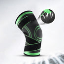 Joelheira de Compressão Faixa Dupla -  Ajustavel Compressao Para Jogadores Futsal Tennis