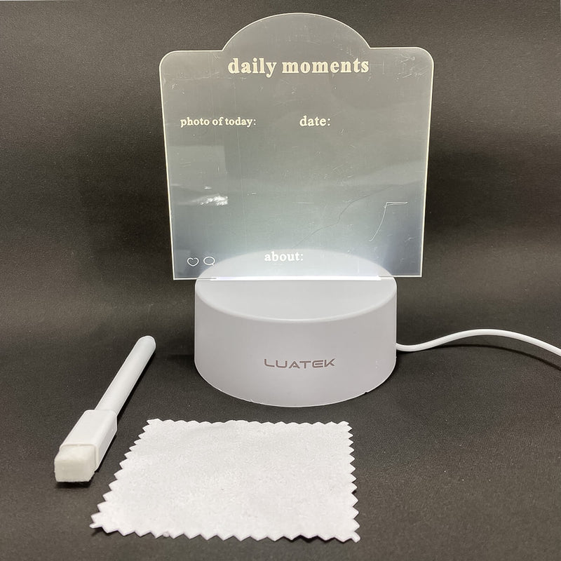 Luminária de Escrever LED 3D