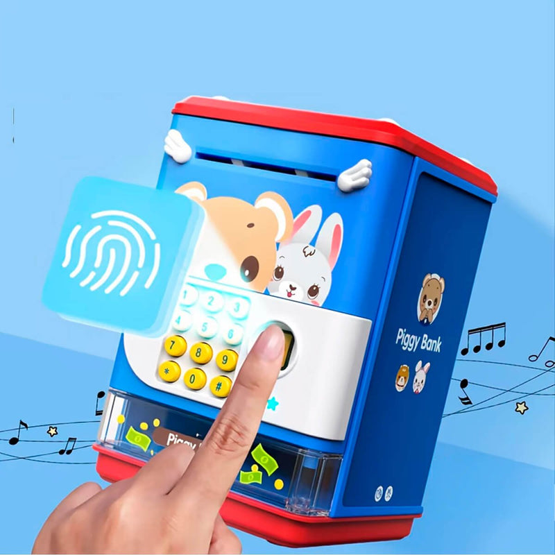 Cofrinho Digital Puxa Notas Digital Senha