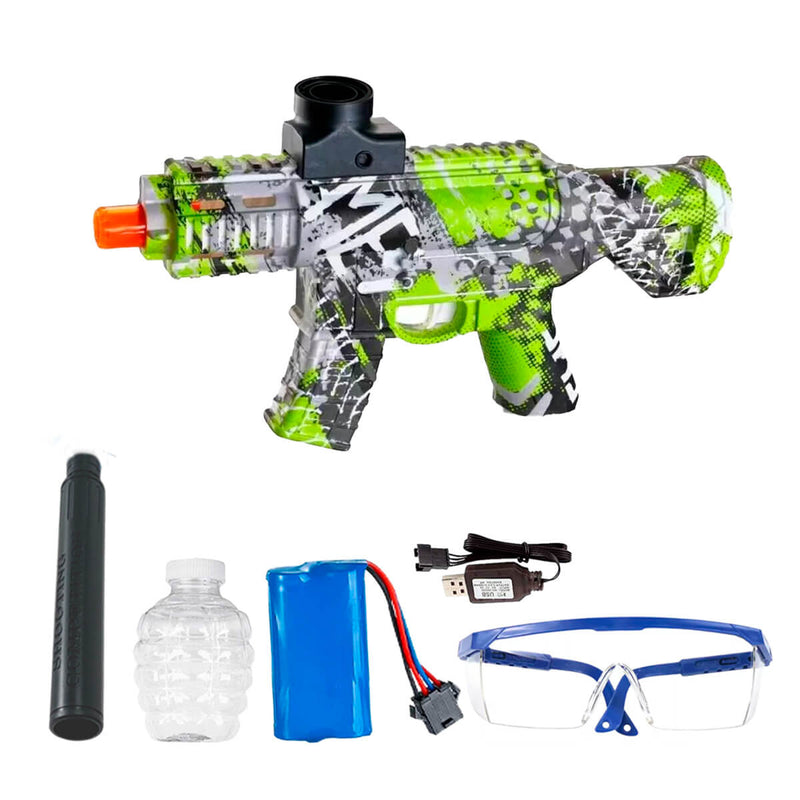 Arminha de Bolinhas de Gel - Recarregável com Óculos de Proteção