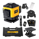 Nível a Laser Profissional 3D [12 Linhas] - Linha Cruzada 3D para Teto Parede e Chão