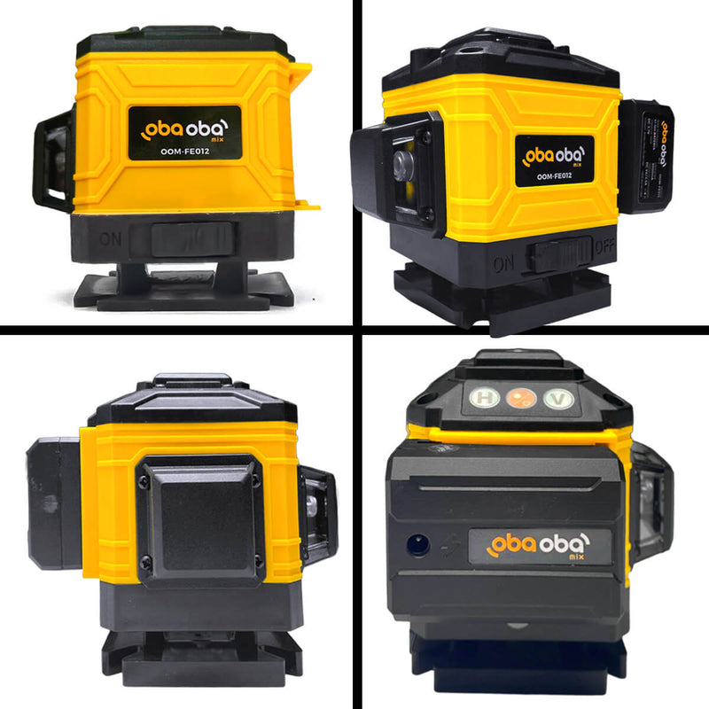 Nível a Laser Profissional 3D [12 Linhas] - Linha Cruzada 3D para Teto Parede e Chão