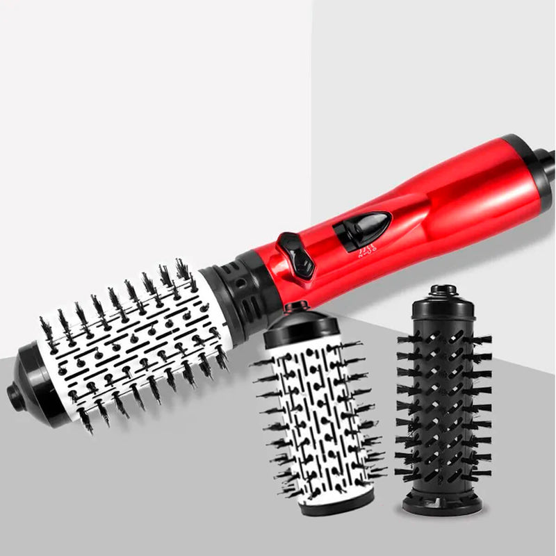 Escova Rotativa Giratória 110V - Escova Térmica Profissional com Cabo Giratório 360 Graus