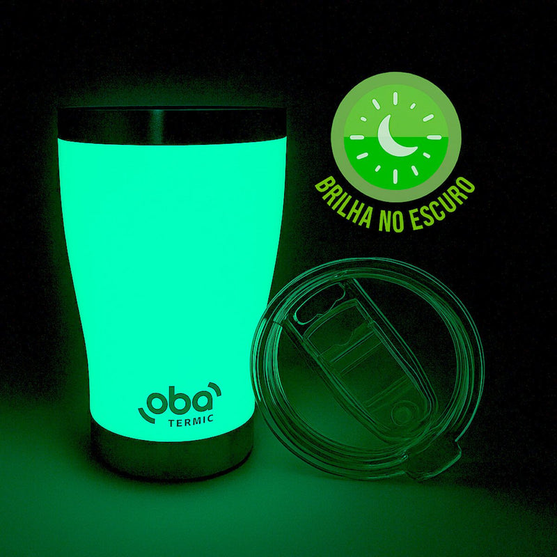 Copo Térmico com Tampa 473ml - Reutilizável para Bebidas Frias ou Quentes