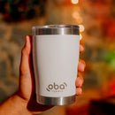 Copo Térmico com Tampa 473ml - Reutilizável para Bebidas Frias ou Quentes