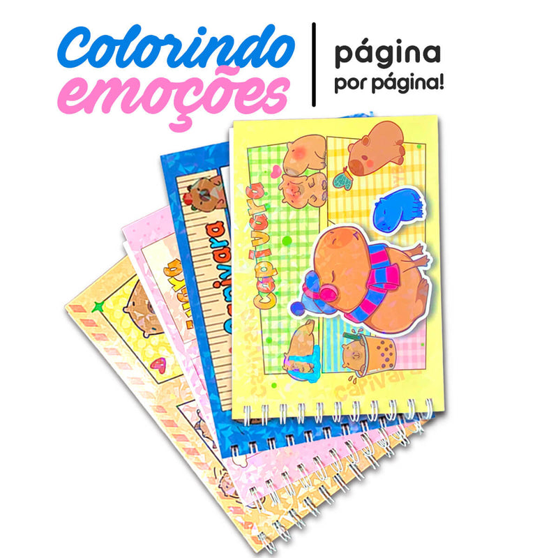 Livro de Colorir Capivara