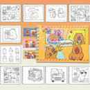 Livro de Colorir Capivara