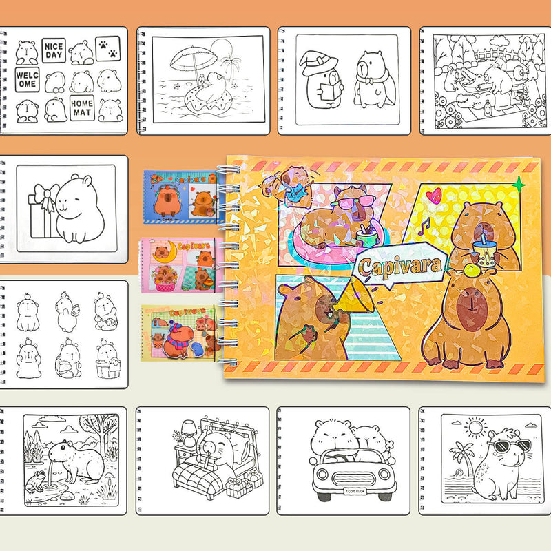 Livro de Colorir Capivara