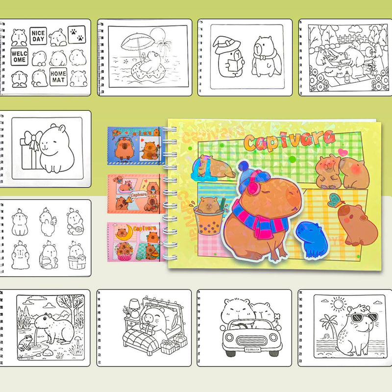 Livro de Colorir Capivara