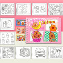 Livro de Colorir Capivara