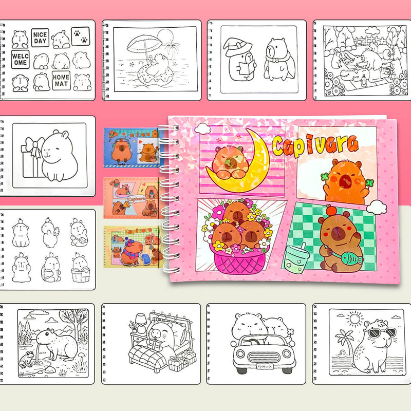 Livro de Colorir Capivara