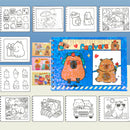 Livro de Colorir Capivara