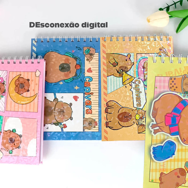 Livro de Colorir Capivara