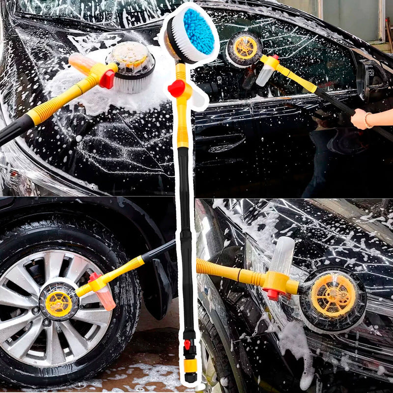 Escova de Limpeza Giratória - De Alta Pressão Para Lavagem De Carro E Moto