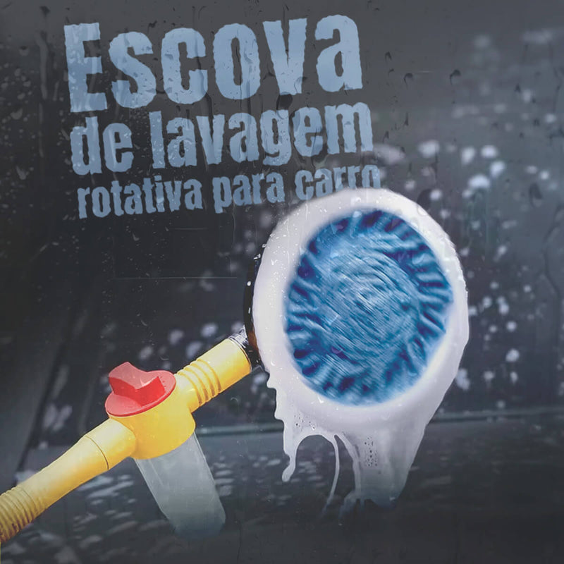 Escova de Limpeza Giratória - De Alta Pressão Para Lavagem De Carro E Moto