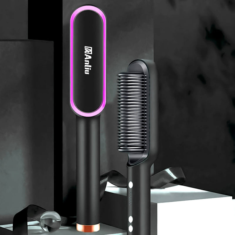 Escova Elétrica Alisadora - Escova com Controle de Temperatura