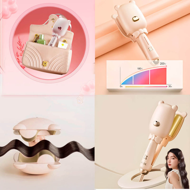 Escova Modeladora de Cabelos Duas Ondas - Efeito Cacho Solto e Natural