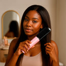 Escova Alisadora de Cabelo Sem Fio - Com Cabo USB e Design Portátil