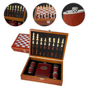 Kit Jogo de Xadrez e Porta Bebidas Cantil