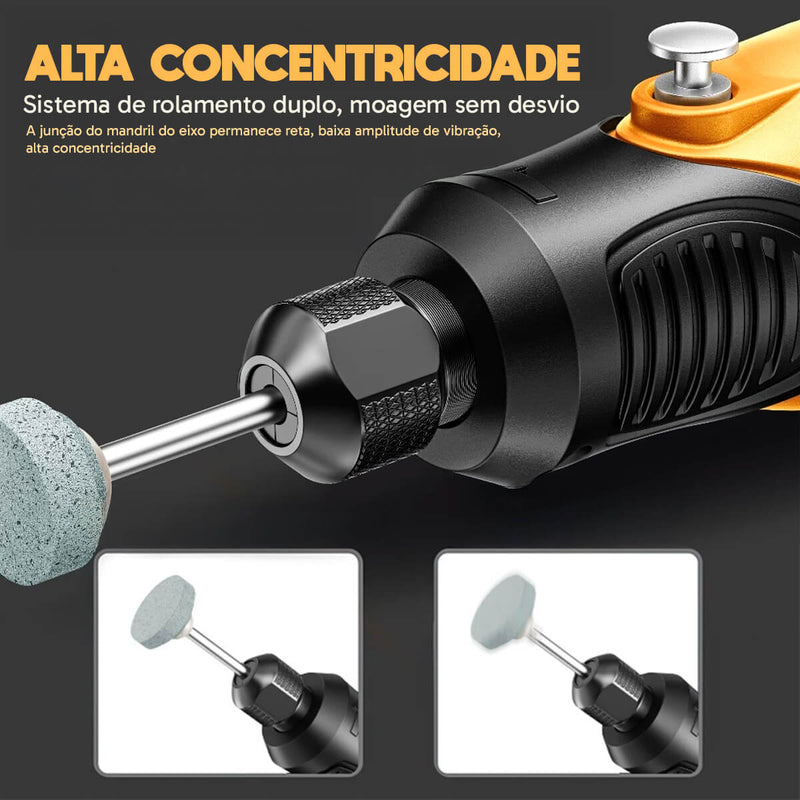 Mini Retífica Portátil Multifuncional Sem Fio [57 em 1]