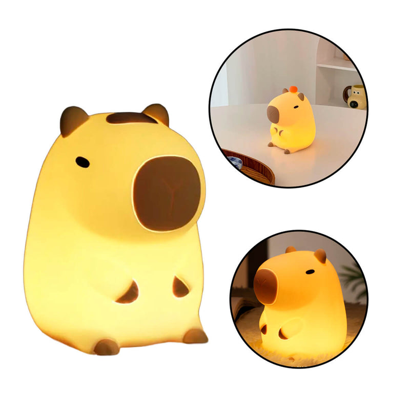 Luminária de Silicone Capivara