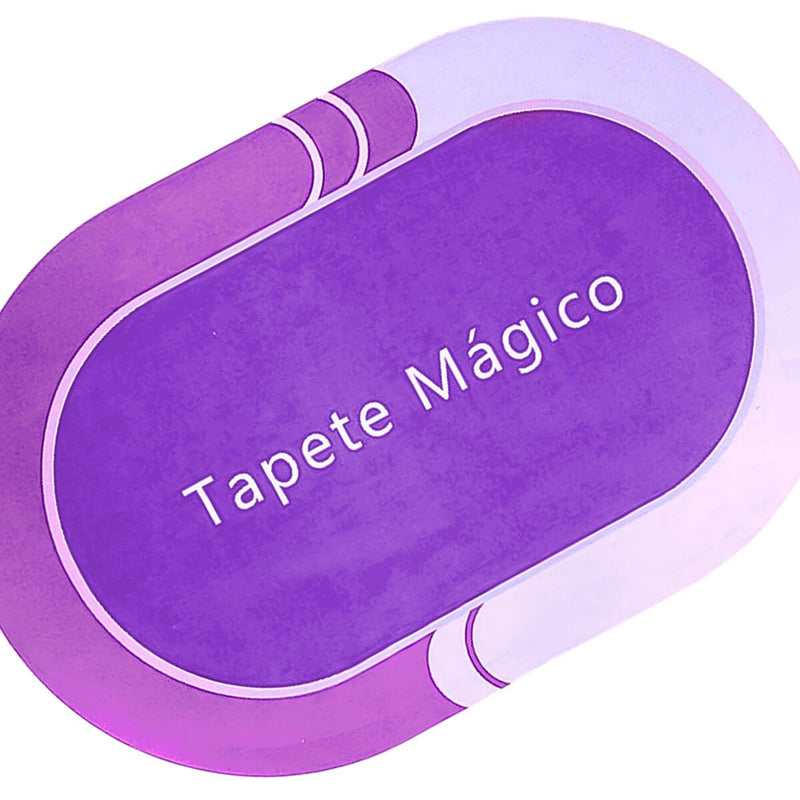 Tapete Mágico Banheiro Absorvente Antiderrapante