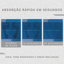 Tapete Mágico Banheiro Absorvente Antiderrapante