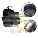 Conjunto de Panelas Camping Pesca [10 Peças]