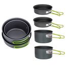 Conjunto de Panelas Camping Pesca [10 Peças]