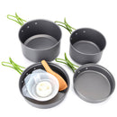 Conjunto de Panelas Camping Pesca [10 Peças]