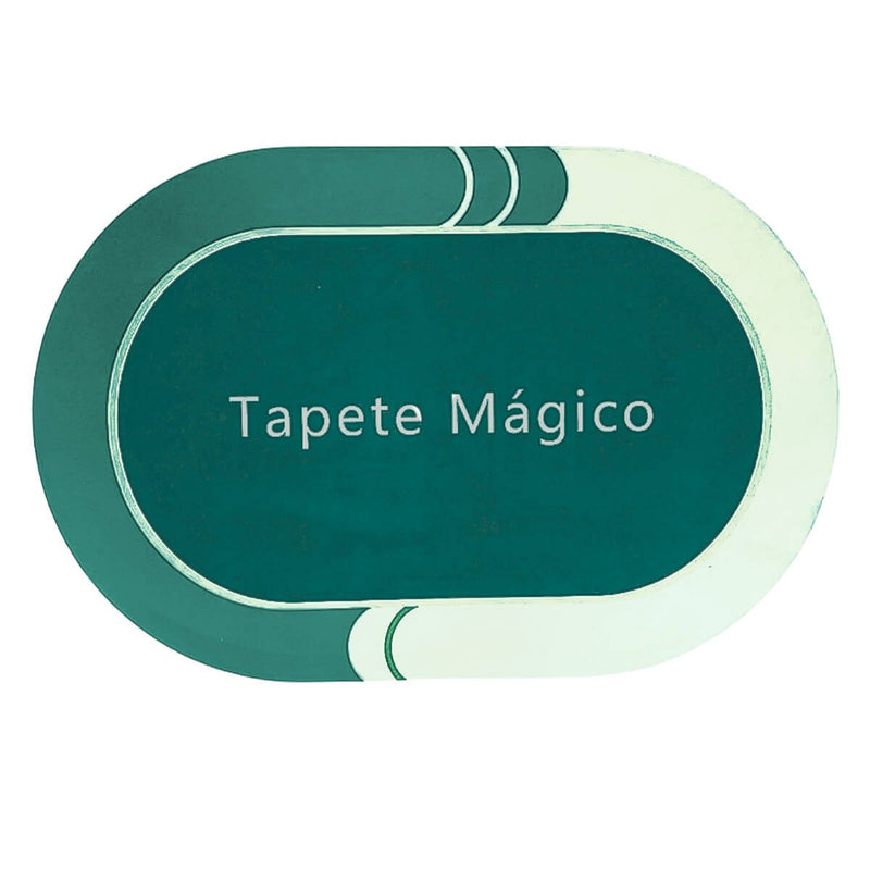 Tapete Mágico Banheiro Absorvente Antiderrapante
