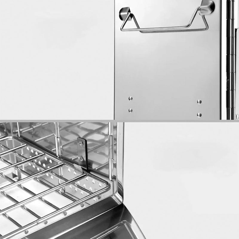 Mini Churrasqueira Inox Dobrável - Portátil Para Camping