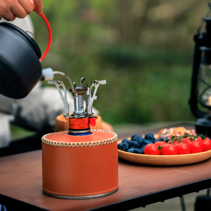 Mini Fogareiro Acendimento Automático Portátil - Acendimento eletrônico fogareiro