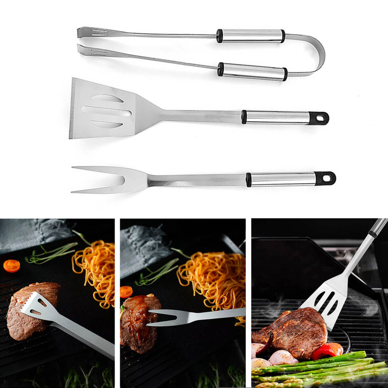 Kit Churrasco Inox [3 Peças]