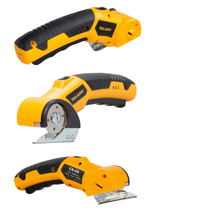 Tesoura Elétrica Cortador de Tecido Rotativo